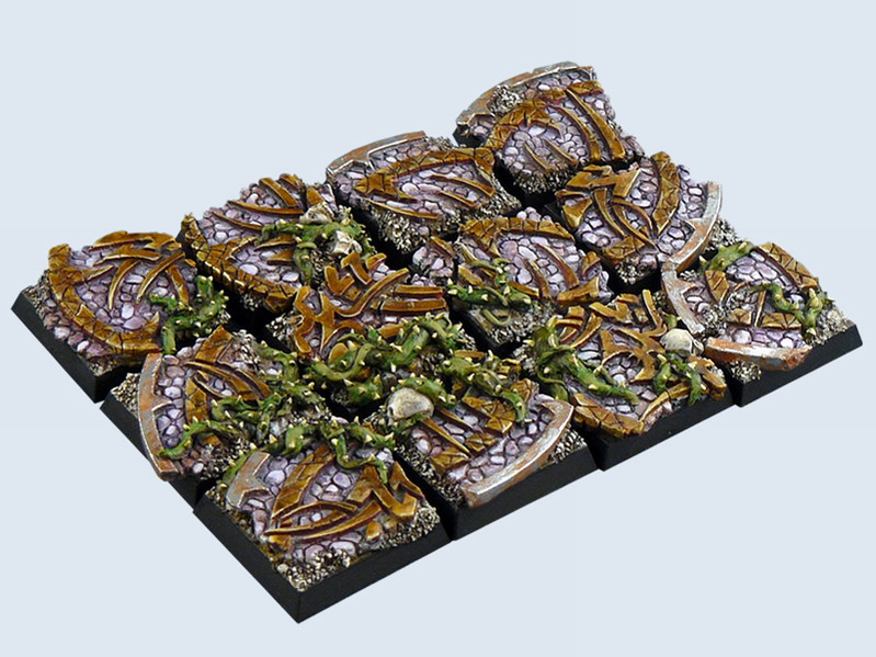 Dark Temple Bases square 20mm*5